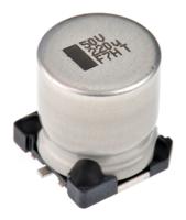 mal214699106e3 Vishay 220μF Aluminium Electrolytic Capacitor 50V dc, Surface Mount - MAL214699106E3