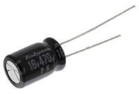 16pk470mefc8x115 Rubycon 470μF Aluminium Electrolytic Capacitor 16V dc, Radial, Through Hole - 16PK470MEFC8X11.5