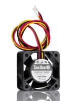 109p0412h601 Sanyo Denki 109P Series Axial Fan, 12 V dc, DC Operation, 13.6m³/h, 1.32W, 110mA Max, 40 x 40 x 20mm