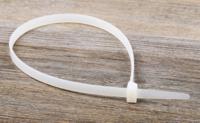 178-513 RS PRO Cable Tie, 380mm x 7.6 mm, Natural Nylon, Pk-100