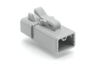 atp06-2s Amphenol Industrial, ATP Automotive Connector Socket Grey Cable Mount 2 Way, Crimp Termination ATP06-2S
