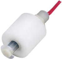 116826 Gems Sensors LS-3 Series Vertical Polypropylene Float Switch, Float, 610mm Cable, SPST NO