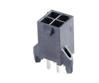 462070004 Molex 46207 Series Vertical Through Hole PCB Header, 4 Contact(s), 4.2 mm Pitch, 2 Row, Shrouded