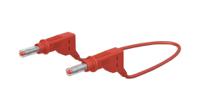 669407-02522 Staubli Test lead, 32A, 600V, Red, 25cm Lead Length