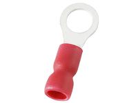 178-8675 RS PRO Insulated Ring Terminal, 4.3mm Stud Size, 0.5mm² to 1.5mm² Wire Size, Red