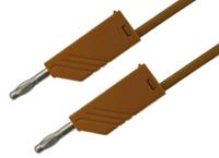 934063105 Hirschmann Test & Measurement, 32A, 30 V ac, 60V dc, Brown, 1m Lead Length