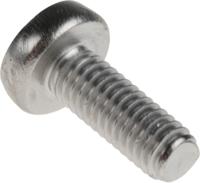 190-608 RS PRO Pozi M6 Pan A4 316 Stainless Steel Machine Screws DIN 7985 x 16.0mm