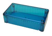 1591btbu Hammond 1591 Series Transparent Blue Polycarbonate Enclosure, IP54, Transparent Blue Lid, 112 x 62 x 27mm