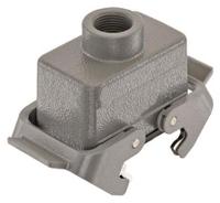 19300241732 HARTING Han B Heavy Duty Power Connector Hood, Top Entry