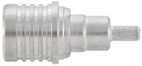 28s107-302n5 Rosenberger, Plug Cable Mount QMA Connector, 50Ω, Crimp, Solder Termination, Straight Body