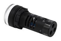 144-1175 RS PRO, Panel Mount Red/Green Pilot Light, 22mm Cutout, IP65, Round, 24V ac/dc