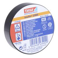 53988-00002-01 Tesa 53988 Black Soft PVC Electrical Insulation Tape, 19mm x 25m