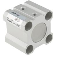 cq2b20-10d SMC Pneumatic Compact Cylinder - 20 mm Bore, 10 mm CQ2 Series, Double Acting Acting