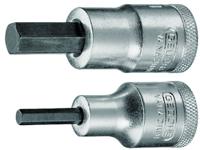 in-19-4 Gedore Hexagon Screwdriver Bit, Hex 4 Tip, 4 mm Drive, Hexagon Drive, 61 mm Overall