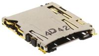dm3at-sf-pejm540 Hirose 8 Way Right Angle Micro SD Memory Card Connector