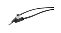 rnd-205-01159 RND Female 4 way Angled Socket M8 to Free End Cable Connector Cable, 2 m