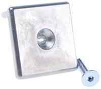 3842518204 Bosch Rexroth Black End Cap, 30 x 30 mm Strut Profile, 8mm Groove