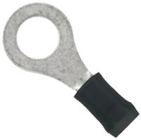 151438 TE Connectivity, PIDG Insulated Ring Terminal, M2.5 Stud Size, 0.26mm² to 0.4mm² Wire Size, Black