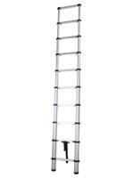 100599 Zarges Telescopic Ladder Aluminium 9 steps 2.9m open length