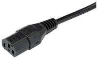 558-946 RS PRO Straight IEC C13 Socket to Straight CEE 7/7 Plug Power Cord, 1.8m