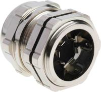 835-4125 RS PRO Metallic Nickel Plated Brass Cable Gland, M32 Thread, 15mm min., 22mm max., IP68