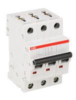 2cds213001r0104-sh203-c10 ABB Compact Home SH200 MCB, 3P, 10A Curve C, 440V AC, 6 kA Breaking Capacity