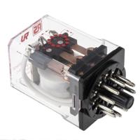 348-813 RS PRO Plug In Power Relay, 230V ac Coil, 10A Switching Current, 3PDT