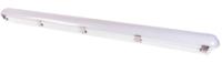 231-8144 RS PRO 30, 38, 40, 55W LED Batten Light, 100 → 240 V Batten Emergency, 1 Lamp, Anti-corrosive, 1200mm Long, IP65
