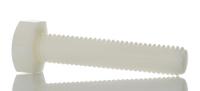 232-6883 RS PRO Plain Nylon, Hex Bolt, M10 x 50mm