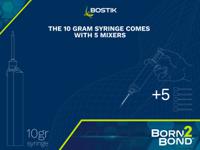 30622963 Bostik Born2Bond Flex 2K Cyanoacrylate 10 g, Transparent