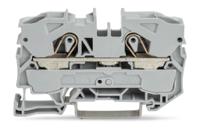 2010-1201 WAGO  TOPJOB S, 2010 Series Grey, 10mm², Single-Level, Push-In Cage Clamp Termination, ATEX, IECEx
