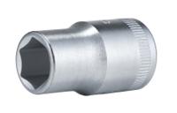 03030013 STAHLWILLE 1/2 in Drive 13mm Standard Socket, 6 point, 13mm, 38 mm Overall Length