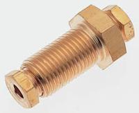 180290600 Norgren 18 Series Bulkhead Tube-to-Tube Adaptor, Push In 6 mm to Push In 6 mm, Tube-to-Tube Connection Style