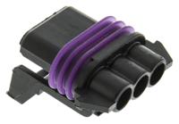 12110293 Delphi, Metri-Pack 150 Automotive Connector Socket Black Cable Mount 3 Way, Crimp Termination