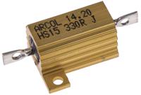 hs15-330r-j Arcol, 330Ω 15W Wire Wound Chassis Mount Resistor HS15 330R J ±5%