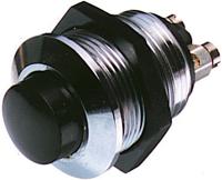 mp0012 Bulgin Push Button Switch, Momentary, Panel Mount, 19.2mm Cutout, SPST, 110/250V ac