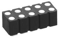 802-10-010-30-507101 Preci-Dip 802 Series Straight Surface PCB Header, 10 Contact(s), 2.54 mm Pitch, 2 Row, Shrouded