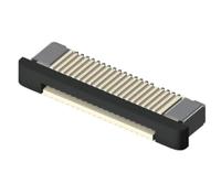 zf5s-25-01-t-wt-k-tr Samtec, ZF5S, ZF5S-25-01-T-WT-K-TR 0.5mm Pitch 25 Way Horizontal Male FPC Connector, Solder