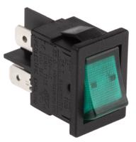 h8553vbnab Arcolectric (Bulgin) Ltd Illuminated DPST, On-Off Rocker Switch Panel Mount