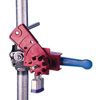 universal-ball-valve-lockout-device-sml Brady Red 1-Lock Glass-Reinforced Nylon Ball Valve Lockout, 9.00mm Shackle