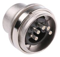 t3362010 Amphenol Industrial, C 091 A 5 Pole M16 Din Plug, DIN 41524, 4A, 100 V IP40, Bayonet, Male, Panel Mount