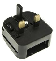 acpbk PowerConnections China, Japan, USA to UK Mains Connector Converter, Rated At 10A