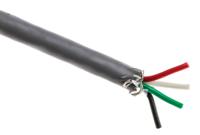 3304-sl033 Alpha Wire Alpha Essentials Communication & Control Control Cable, 4 Cores, 0.09 mm² 28 AWG, Screened, 100 m, Grey