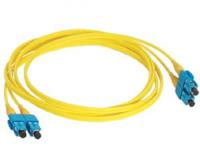 180590961 Molex Premise Networks SC to SC Duplex OS1 Single Mode OS2 Fibre Optic Cable, 9/125μm, Yellow, 2m