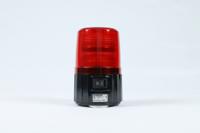 pfh-bt-r Patlite PFH Series Red Flashing Beacon, 6 V dc (4 - LR6 Alkaline dry cell batteries), Magnetic Mount, LED Bulb, IP55