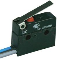 dc2c-c3lc ZF Lever Micro Switch, Lead Terminal, 10 A @ 250 V ac, SP-CO, IP67