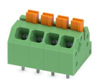 1862068 Phoenix Contact SPTAF 1/ 4-3.5-EL Series PCB Terminal Block, 4-Contact, 3.5mm Pitch, Through Hole Mount, 2-Row