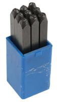 251-766 RS PRO 2.5mm x 9 Piece Engraving Punch Set, (0 → 9)