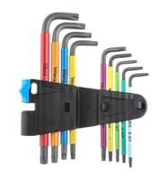 05024179001 Wera 9-Piece Torx Key Set, 139 x 72 x 25 mm Size, L Shape, Long Arm
