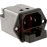 522006231 Schurter C14 Panel Mount IEC Connector Male, 6A, 250 V, Fuse Size 5 x 20mm